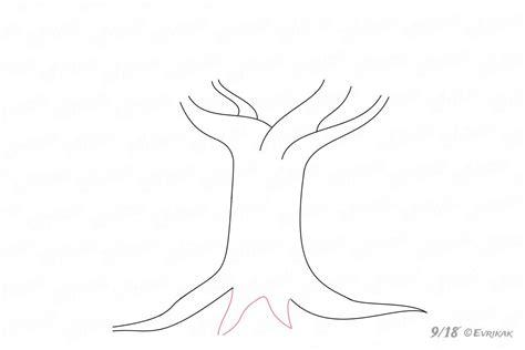Cómo dibujar un árbol con copa paso a paso: Aprende como Dibujar y Colorear Fácil, dibujos de Corteza De Arbol, como dibujar Corteza De Arbol para colorear