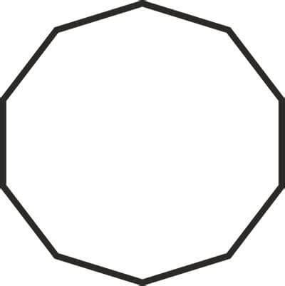 El decágono. la figura geométrica de 10 lados - Pásalo: Aprender a Dibujar Fácil, dibujos de Decagono, como dibujar Decagono para colorear