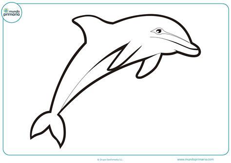 Dibujos de delfines para colorear - Mundo Primaria: Dibujar y Colorear Fácil con este Paso a Paso, dibujos de Delfines Para Niños, como dibujar Delfines Para Niños para colorear e imprimir
