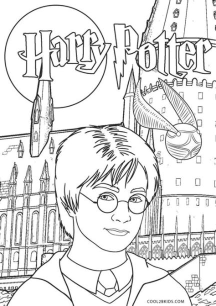 Dibujos de Harry Potter para colorear - Páginas para: Dibujar y Colorear Fácil con este Paso a Paso, dibujos de Dibujos De Harry Potter, como dibujar Dibujos De Harry Potter paso a paso para colorear