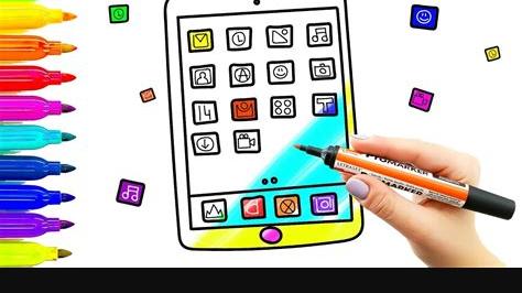 Cómo dibujar Con Tablet 】 Paso a Paso Muy Fácil 2021: Dibujar y Colorear Fácil, dibujos de Digital Sin Tableta, como dibujar Digital Sin Tableta paso a paso para colorear