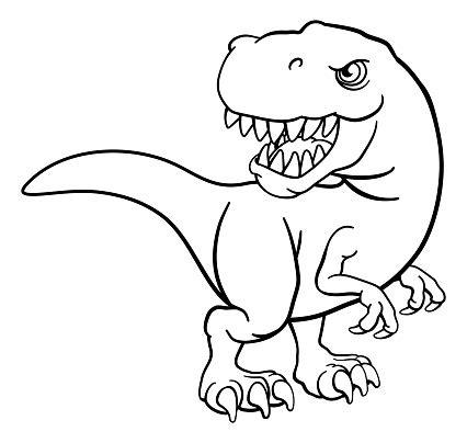 Tyrannosaurus T Rex Dinosaurier Cartoon Charakter Stock: Dibujar Fácil, dibujos de Dinosaurios Con Las Manos, como dibujar Dinosaurios Con Las Manos para colorear