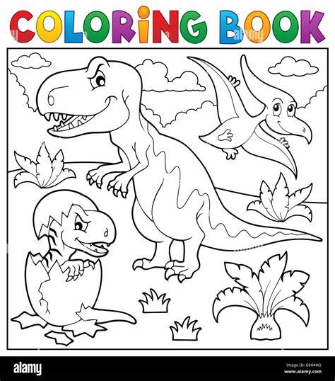 Libro para colorear de dinosaurios Tema 9 - Ilustración: Dibujar y Colorear Fácil, dibujos de Dinosaurios Libro, como dibujar Dinosaurios Libro paso a paso para colorear