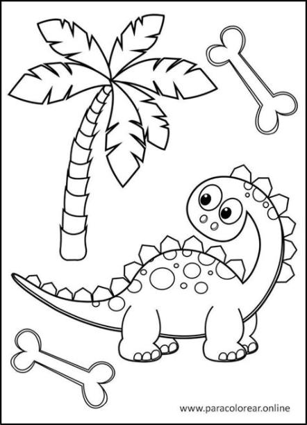 Los mejores Dibujos de Dinosaurios para Colorear Imprimir: Dibujar Fácil con este Paso a Paso, dibujos de Dinosaurios Para Niños, como dibujar Dinosaurios Para Niños paso a paso para colorear