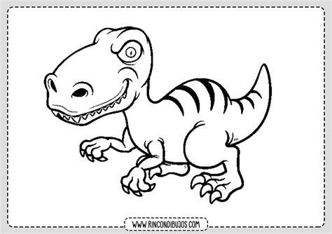 Dinosaurios para Colorear - Rincon Dibujos: Aprende como Dibujar y Colorear Fácil con este Paso a Paso, dibujos de Dinosaurios Para Niños, como dibujar Dinosaurios Para Niños para colorear