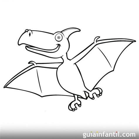 Dibujo de Pterosaurios o dinosaurio volador - Dibujos de: Dibujar Fácil, dibujos de Dinosaurios Voladores, como dibujar Dinosaurios Voladores para colorear