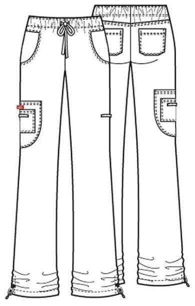 Dickies Medical 82002 ITQZ Pantalon Tipo Cargo con Jareta: Dibujar Fácil, dibujos de Dobleces De Ropa, como dibujar Dobleces De Ropa para colorear