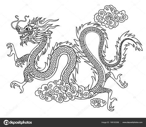Imágenes: dragon chino para colorear | Dragón Chino: Aprende a Dibujar y Colorear Fácil, dibujos de Dragones Chinos, como dibujar Dragones Chinos para colorear