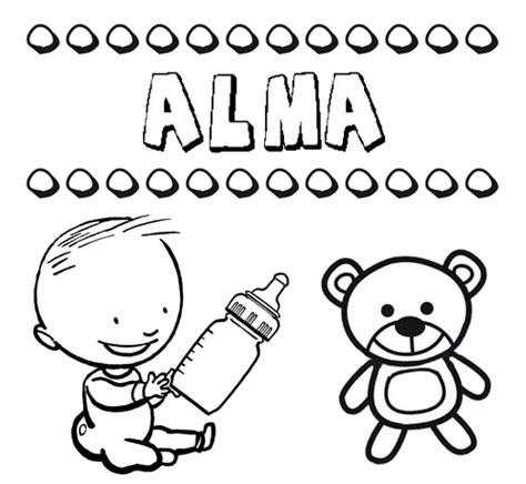 Alma: origen y significado del nombre para niña Alma: Aprende como Dibujar y Colorear Fácil con este Paso a Paso, dibujos de El Alma, como dibujar El Alma para colorear