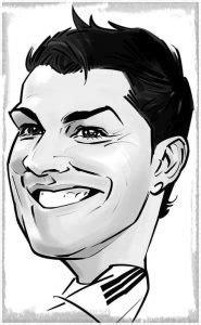 Dibujos a Lápiz de Cristiano Ronaldo ©®7 - Dibujos a Lápiz: Aprender como Dibujar Fácil, dibujos de El Bicho Cr7, como dibujar El Bicho Cr7 para colorear