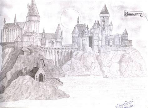 Cómo dibujar El Castillo De Hogwarts 】 Paso a Paso Muy Fácil 2023 - Dibuja  Fácil