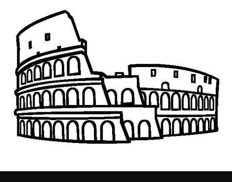Dibujo de Coliseo romano para Colorear - Dibujos.net: Dibujar Fácil con este Paso a Paso, dibujos de El Coliseo Romano Para Niños, como dibujar El Coliseo Romano Para Niños para colorear