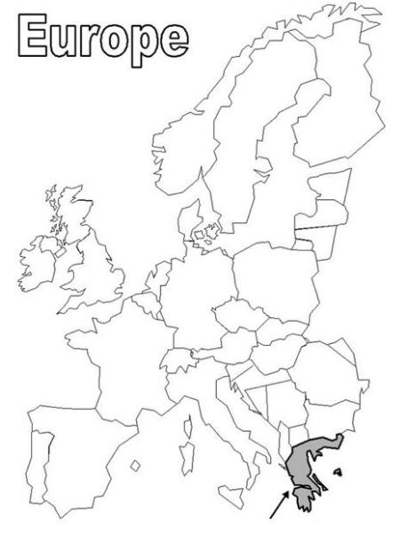 COLOREA TUS DIBUJOS: Mapa de Europa para colorear: Dibujar y Colorear Fácil con este Paso a Paso, dibujos de El Continente Europeo, como dibujar El Continente Europeo para colorear e imprimir