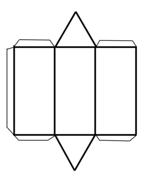 Desarrollo de prismas y piramides para imprimir - Imagui: Aprende a Dibujar y Colorear Fácil, dibujos de El Desarrollo De Un Prisma, como dibujar El Desarrollo De Un Prisma para colorear