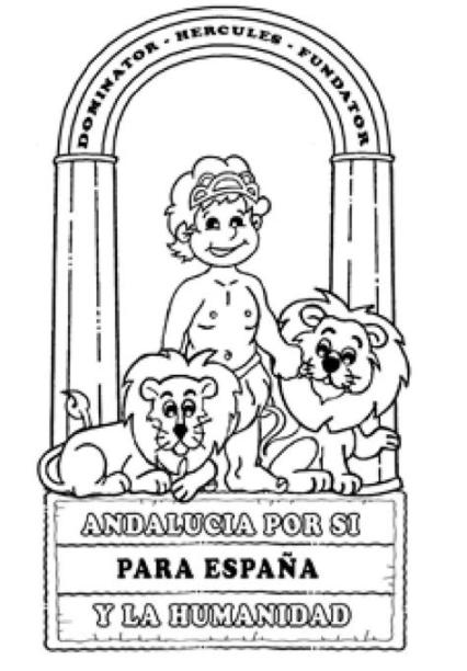 Escudo-andaluz - educaciondivertida.com: Aprende a Dibujar Fácil con este Paso a Paso, dibujos de El Escudo De Andalucia, como dibujar El Escudo De Andalucia para colorear