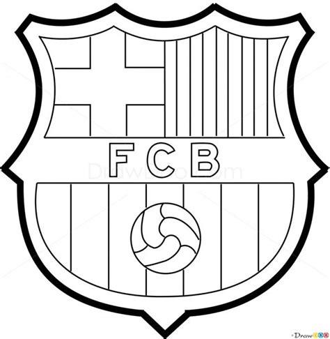 Pin on Fútbol: Aprende como Dibujar y Colorear Fácil, dibujos de El Escudo De Barcelona, como dibujar El Escudo De Barcelona paso a paso para colorear
