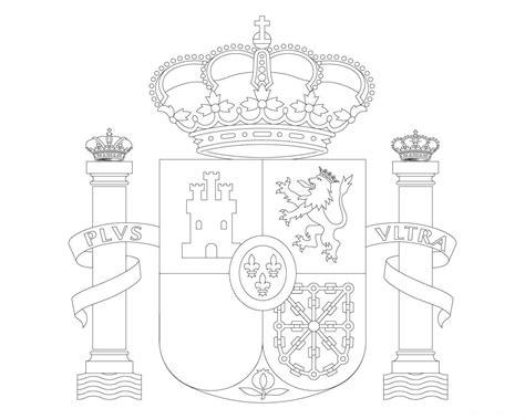 Escudo de España para colorear en formato PNG - Vector: Aprende a Dibujar Fácil con este Paso a Paso, dibujos de El Escudo De España, como dibujar El Escudo De España para colorear