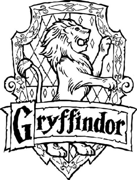 Gryffindor SVG Crest Emblem Badge SVG Harry Potter Hogwart: Aprender a Dibujar Fácil con este Paso a Paso, dibujos de El Escudo De Gryffindor, como dibujar El Escudo De Gryffindor paso a paso para colorear