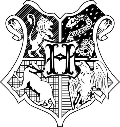 Hogwarts Escudo Svg Eps Png Jpg Pdf Dxf Imagen Vector - Bs: Dibujar y Colorear Fácil, dibujos de El Escudo De Hogwarts, como dibujar El Escudo De Hogwarts paso a paso para colorear