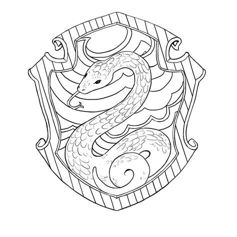 Sociedad Hogwarts: Celebrando el “Slytherin Pride Day”: Dibujar Fácil, dibujos de El Escudo De Slytherin, como dibujar El Escudo De Slytherin paso a paso para colorear