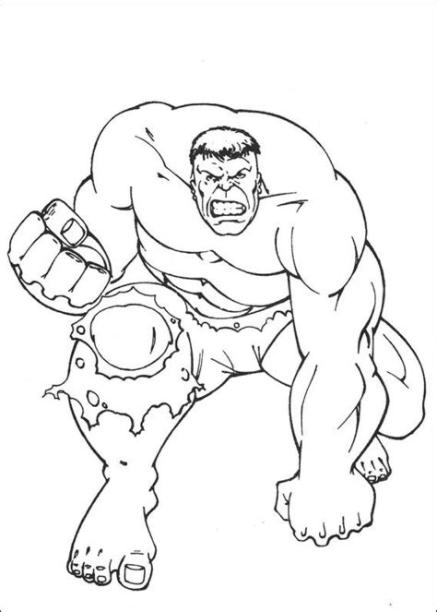 Imagenes De Hulk Para Colorear Para Ninos - páginas para: Dibujar y Colorear Fácil, dibujos de El Hulk, como dibujar El Hulk para colorear