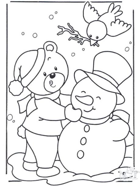 84 dibujos de Invierno para colorear | Oh Kids | Page 4: Aprender como Dibujar y Colorear Fácil, dibujos de El Invierno, como dibujar El Invierno paso a paso para colorear