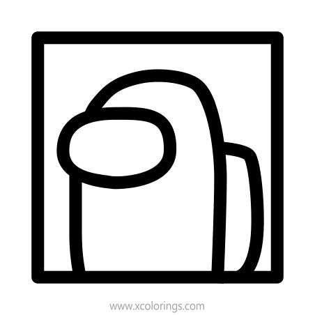 Among Us Coloring Pages Astronaut With a Pet Hat: Aprende a Dibujar Fácil, dibujos de El Logo De Among Us, como dibujar El Logo De Among Us para colorear