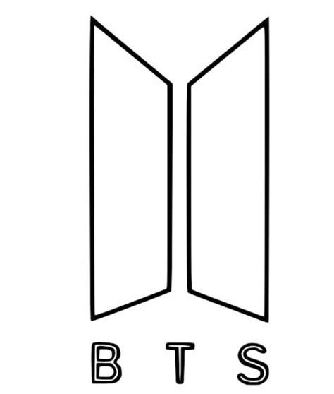 Dibujo para colorear BTS : Logo 