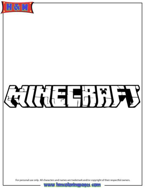 Minecraft Logo Coloring Page | HM Coloring Pages: Dibujar y Colorear Fácil con este Paso a Paso, dibujos de El Logo De Minecraft, como dibujar El Logo De Minecraft para colorear e imprimir