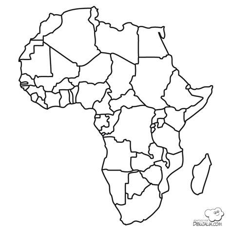 Mapa paises Africa | Africa map. African countries map: Dibujar y Colorear Fácil con este Paso a Paso, dibujos de El Mapa De Africa, como dibujar El Mapa De Africa paso a paso para colorear