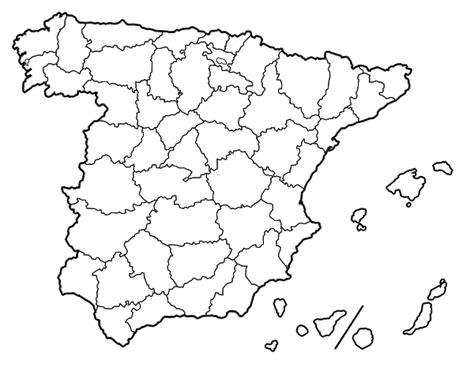 Dibujo de Las provincias de España para Colorear: Aprende a Dibujar y Colorear Fácil, dibujos de El Mapa De España, como dibujar El Mapa De España paso a paso para colorear