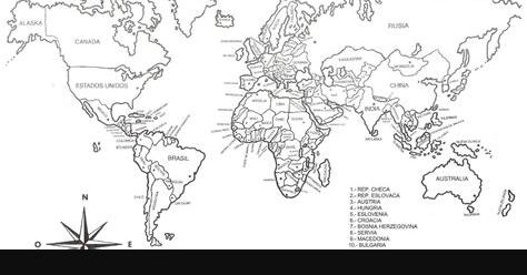 Mapa del mundo para colorear - MapaMundi: Dibujar y Colorear Fácil, dibujos de El Mapa Del Mundo, como dibujar El Mapa Del Mundo para colorear e imprimir