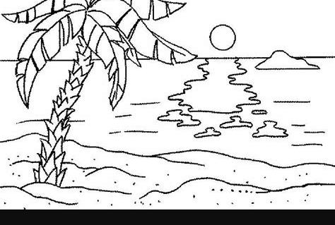 immagini da colorare mare - Cerca con Google | Paisaje: Aprende como Dibujar y Colorear Fácil, dibujos de El Mar A Carboncillo, como dibujar El Mar A Carboncillo paso a paso para colorear