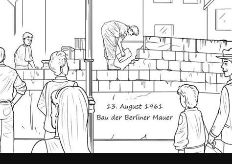 Dibujo para colorear Construcción del muro de Berlín: Aprende a Dibujar Fácil, dibujos de El Muro De Berlin, como dibujar El Muro De Berlin para colorear e imprimir