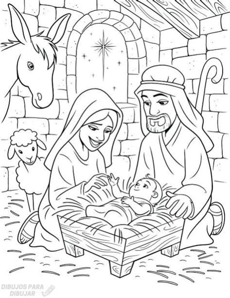 ᐈ Dibujos de Nacimiento de Jesus【GRATIS】Bella Tradición: Aprender a Dibujar Fácil con este Paso a Paso, dibujos de El Nacimiento De Jesus, como dibujar El Nacimiento De Jesus para colorear e imprimir