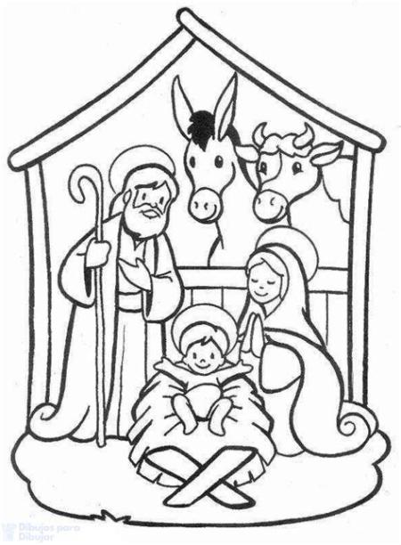 ᐈ Dibujos de Nacimiento de Jesus【TOP 30】Y reyes magos: Aprender como Dibujar Fácil con este Paso a Paso, dibujos de El Nacimiento De Jesus, como dibujar El Nacimiento De Jesus paso a paso para colorear