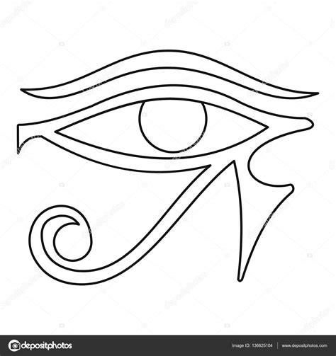Imagenes De Ojos De Horus Para Colorear - Impresion gratuita: Dibujar Fácil, dibujos de El Ojo De Horus, como dibujar El Ojo De Horus para colorear e imprimir