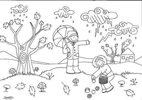 Dibujo de otoño para colorear – CUCALUNA: Aprende como Dibujar Fácil, dibujos de El Otoño, como dibujar El Otoño para colorear e imprimir