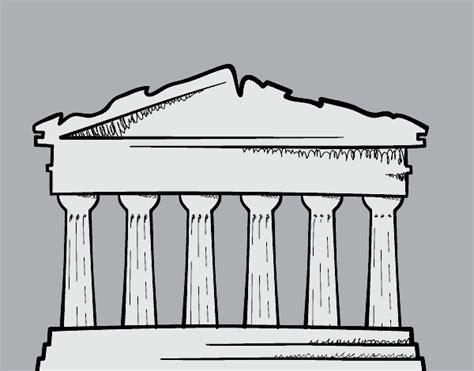 Dibujo de El Partenón pintado por Ibasro6 en Dibujos.net: Aprender a Dibujar Fácil, dibujos de El Partenon, como dibujar El Partenon para colorear
