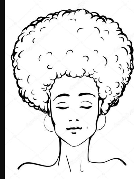 Mujer afro — Vector de stock #18806901 — Depositphotos: Dibujar Fácil, dibujos de El Pelo Deuna Negrita, como dibujar El Pelo Deuna Negrita para colorear e imprimir