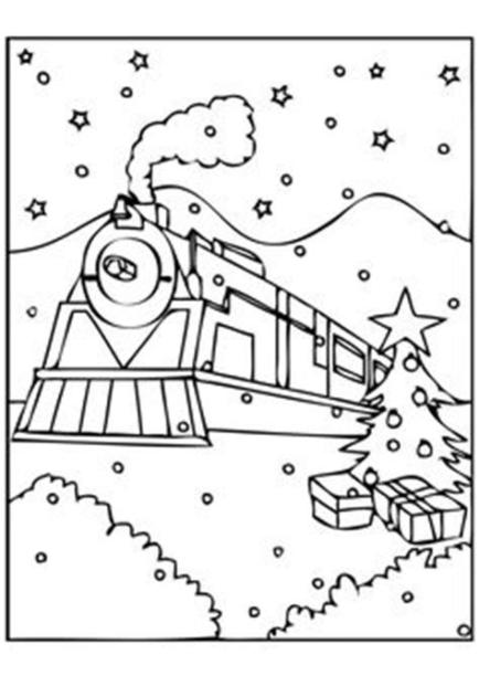 Polar Express Train Coloring Pages - Enjoy Coloring | Mi: Aprender a Dibujar y Colorear Fácil con este Paso a Paso, dibujos de El Polar Express, como dibujar El Polar Express paso a paso para colorear