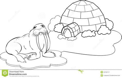 Polo Norte Que Colorea Ilustración del Vector - Imagen: Aprende como Dibujar Fácil, dibujos de El Polo Norte, como dibujar El Polo Norte para colorear e imprimir