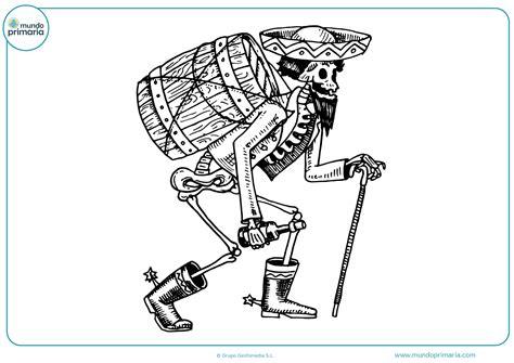 Dibujos de día de muertos para Colorear - Mundo Primaria: Aprende a Dibujar y Colorear Fácil con este Paso a Paso, dibujos de El Punto Muerto, como dibujar El Punto Muerto para colorear