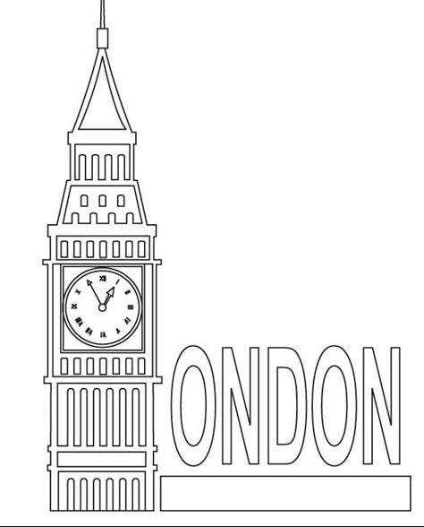 London Big Ben coloring page | Download Free London Big: Aprender como Dibujar Fácil con este Paso a Paso, dibujos de El Reloj De Londres, como dibujar El Reloj De Londres para colorear e imprimir