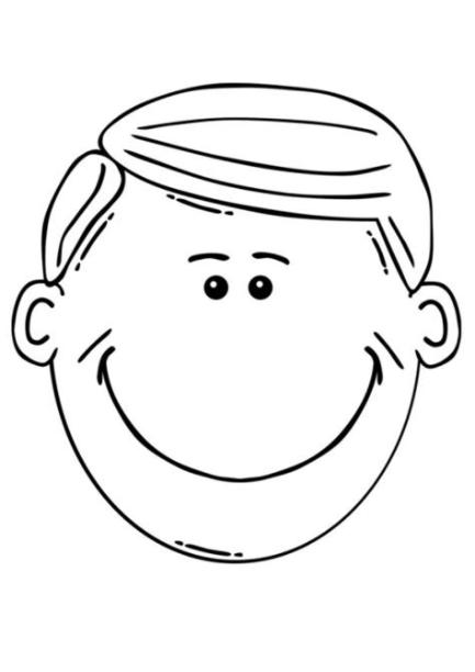 Imagen de rostro para colorear - Imagui: Dibujar y Colorear Fácil, dibujos de El Rostro De Un Niño, como dibujar El Rostro De Un Niño paso a paso para colorear