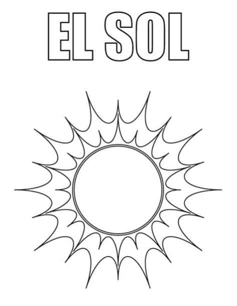 El Sol para Colorear - Información y Características: Dibujar Fácil con este Paso a Paso, dibujos de El Sol, como dibujar El Sol para colorear e imprimir