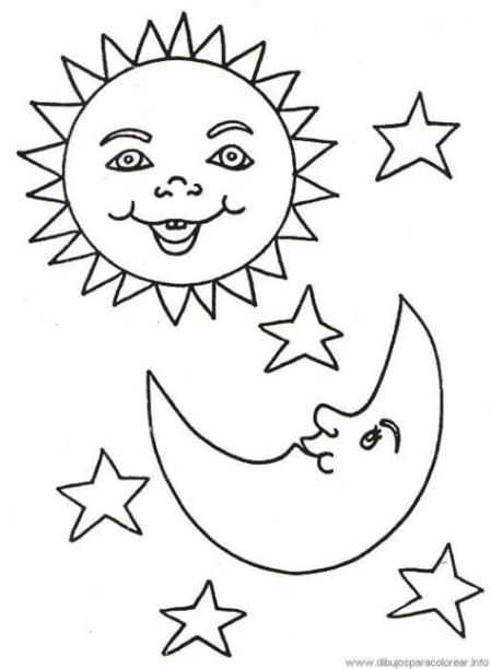 Pin på patrones: Aprende a Dibujar Fácil con este Paso a Paso, dibujos de El Sol Y La Luna, como dibujar El Sol Y La Luna para colorear