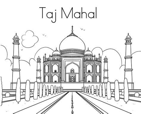 Blog de Biologia: Dibujo de Taj Mahal para colorear: Aprender como Dibujar y Colorear Fácil con este Paso a Paso, dibujos de El Taj Mahal, como dibujar El Taj Mahal paso a paso para colorear