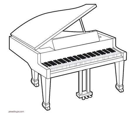 Dibujos de pianos para colorear: Dibujar Fácil, dibujos de El Teclado De Un Piano, como dibujar El Teclado De Un Piano para colorear e imprimir