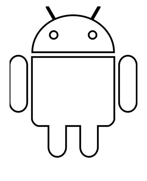 Dibujos de Robot Androide para Colorear. Pintar e Imprimir: Aprender a Dibujar Fácil con este Paso a Paso, dibujos de En Android, como dibujar En Android para colorear